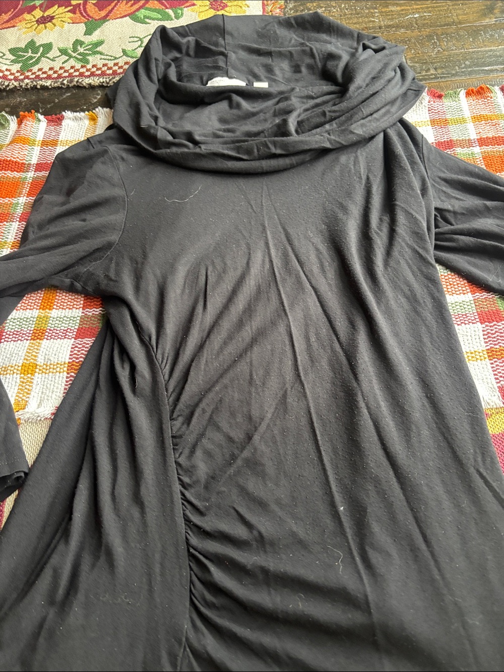 New York & Company Black Cowl Neck Women's Sweater